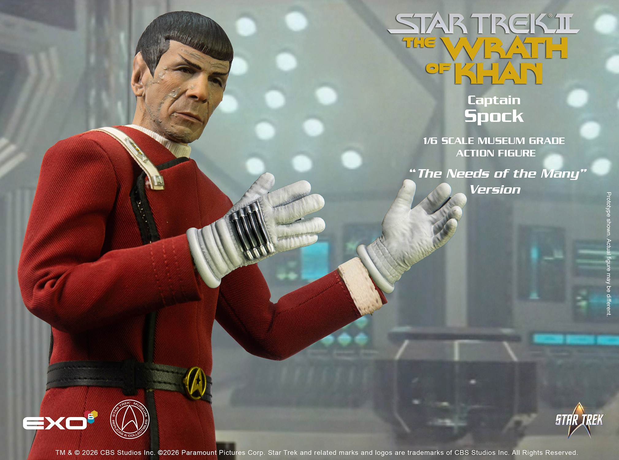 Star Trek Captain Spock (Needs of the Many Version) Sixth Scale Figure  (Prototype Shown) View 11