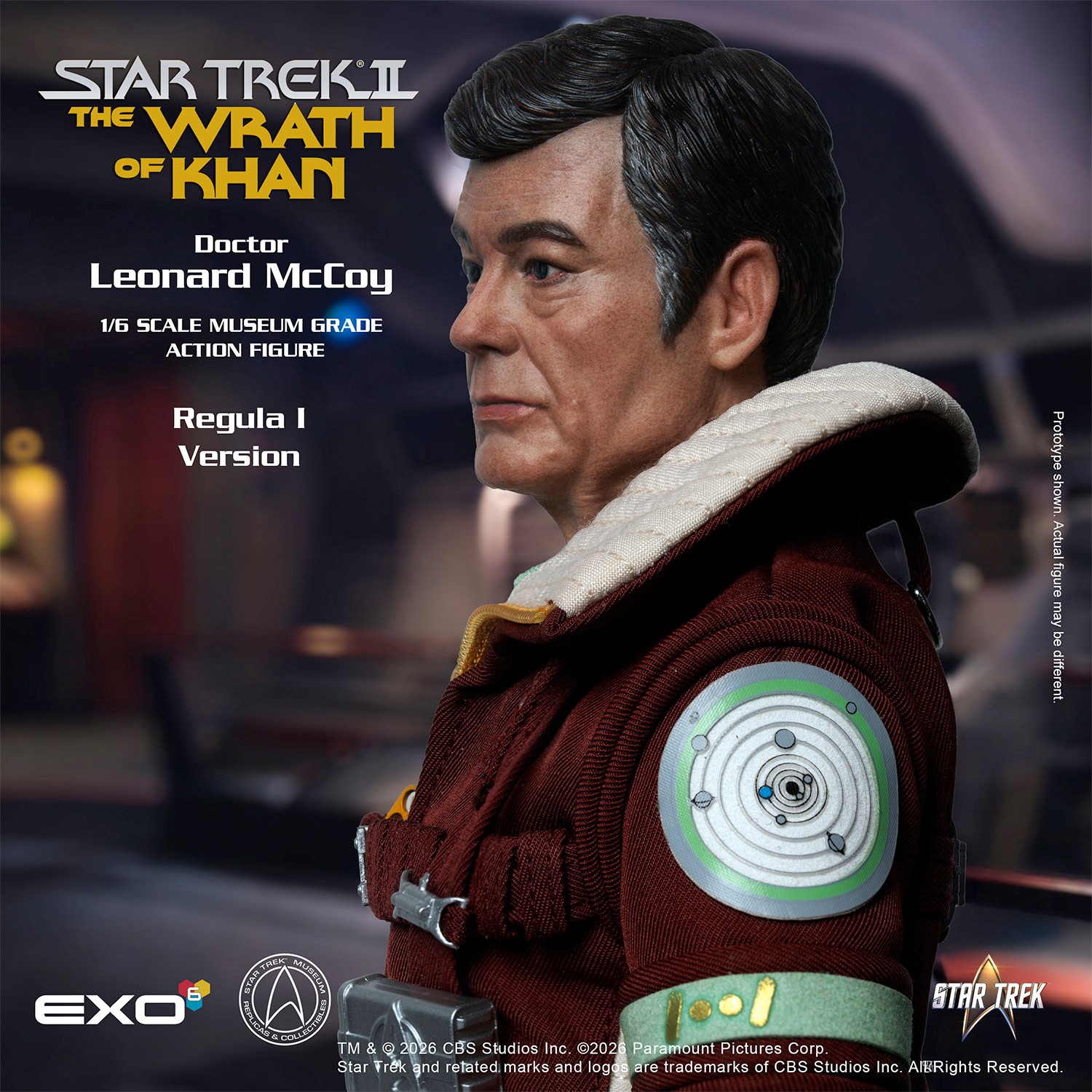 Star Trek Dr. Leonard McCoy (Regula I Version) Sixth Scale Figure  (Prototype Shown) View 10