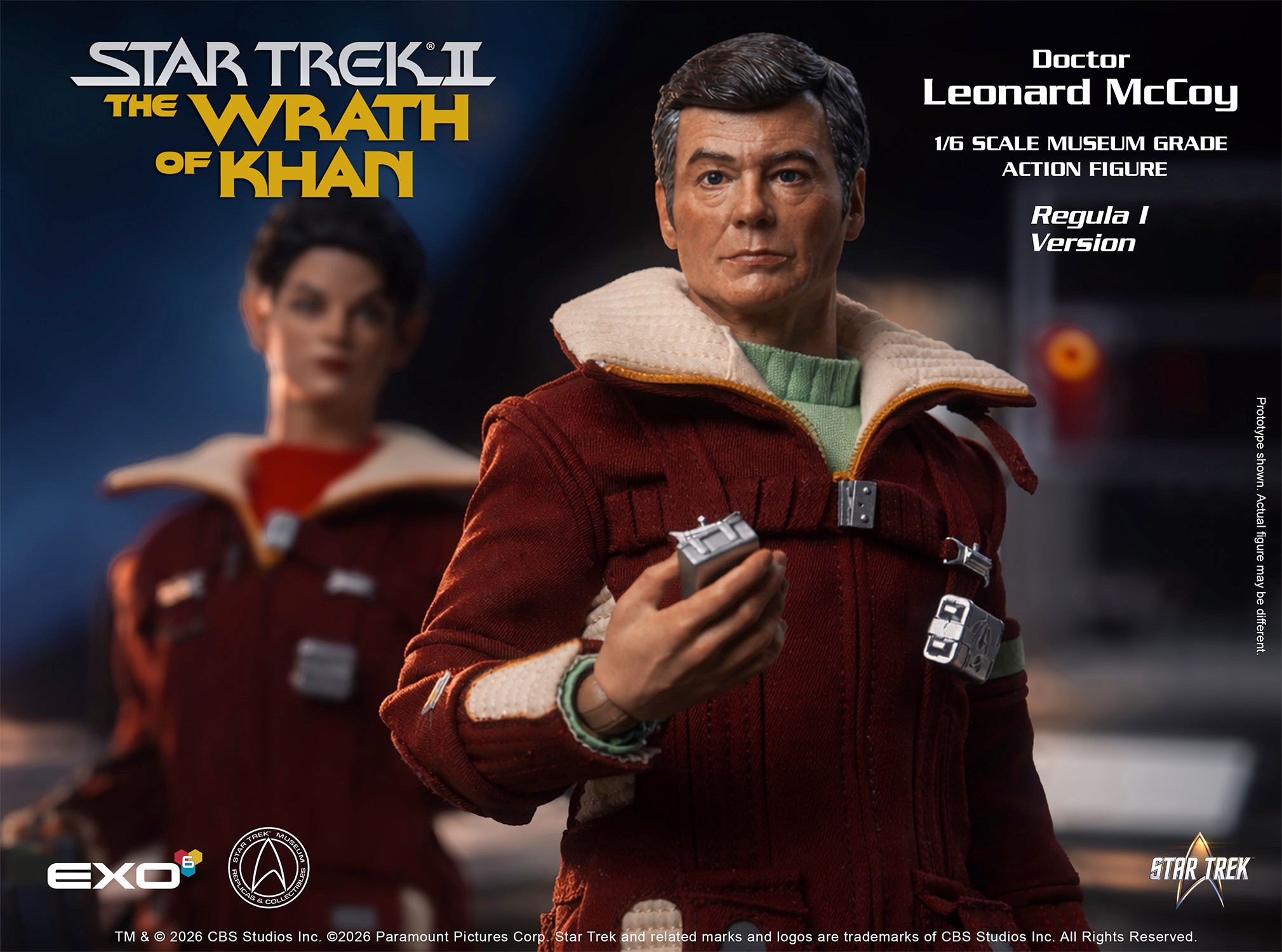 Star Trek Dr. Leonard McCoy (Regula I Version) Sixth Scale Figure  (Prototype Shown) View 13