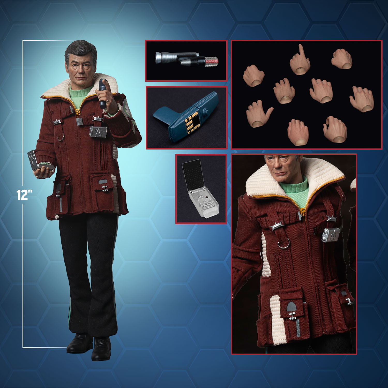 Star Trek Dr. Leonard McCoy (Regula I Version) Sixth Scale Figure  (Prototype Shown) View 2