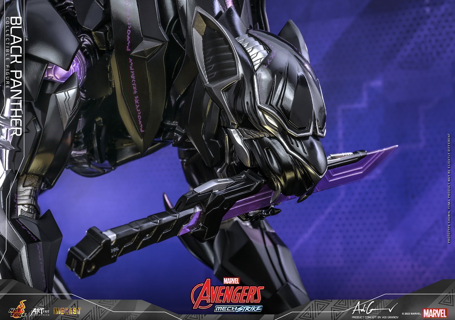 Black panther robot toy hot sale