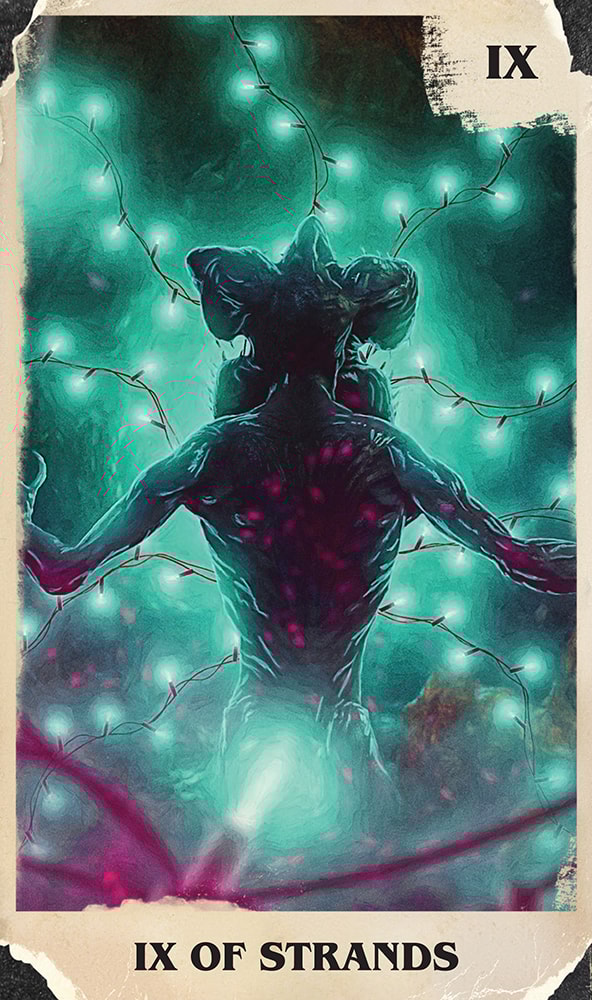 Stranger Things Tarot Deck and Guidebook- Prototype Shown