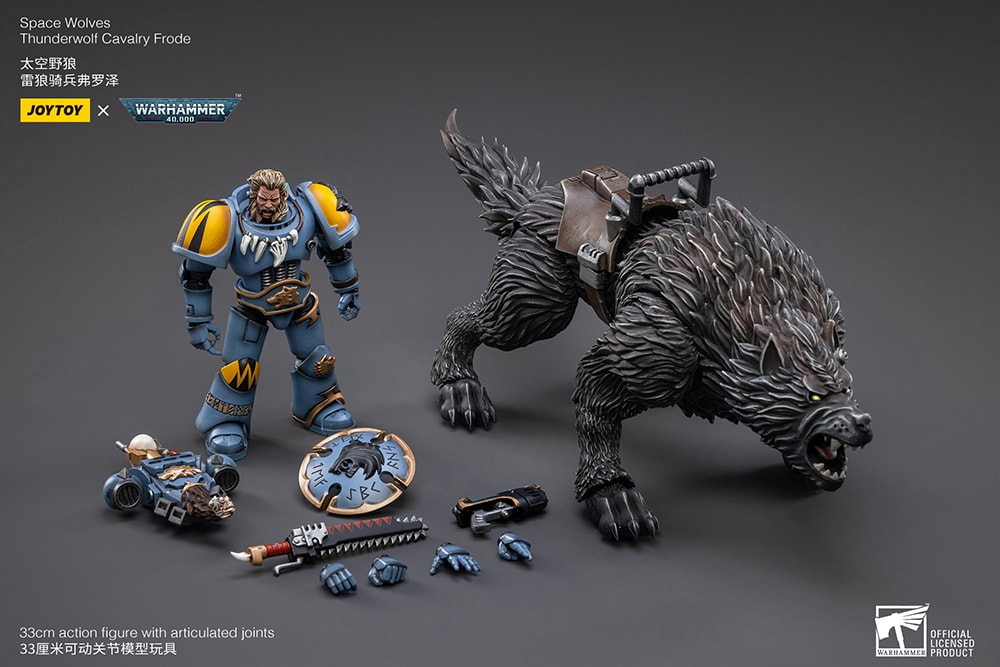 Space Wolves Thunderwolf Cavalry Frode (Prototype Shown) View 10