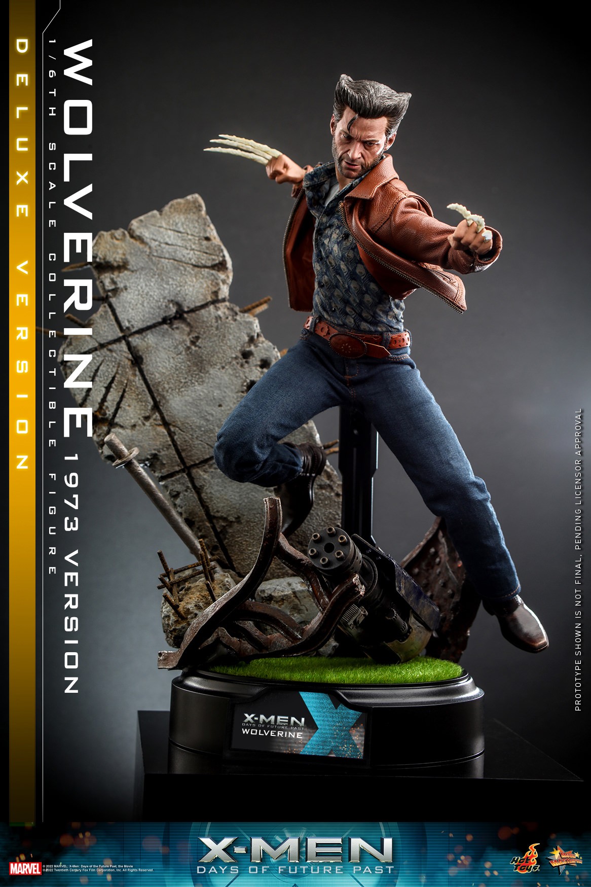Marvel Wolverine (1973 Version) (Deluxe Version) Sixth Scale Figure  (Prototype Shown) View 13