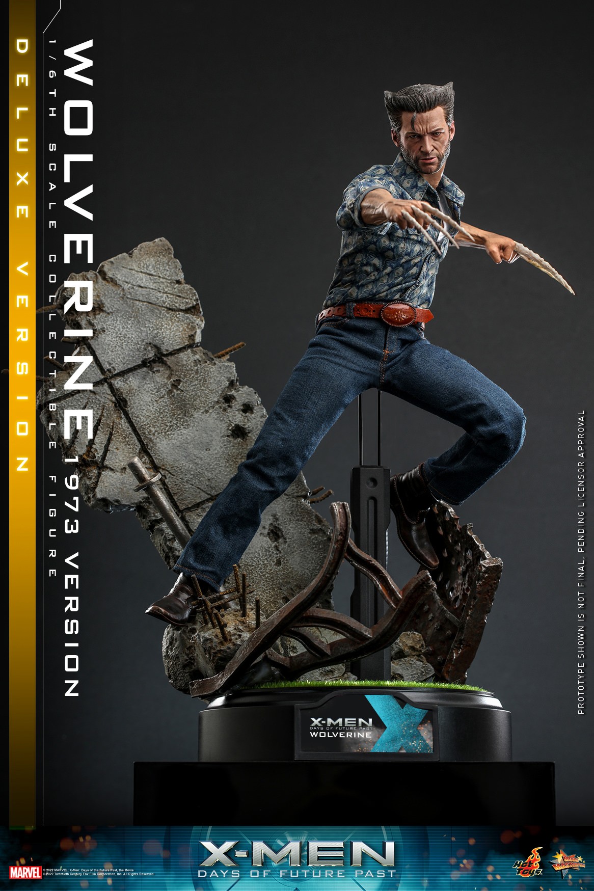 Marvel Wolverine (1973 Version) (Deluxe Version) (Special Edition) Sixth Scale Figure  Exclusive Edition (Prototype Shown) View 16