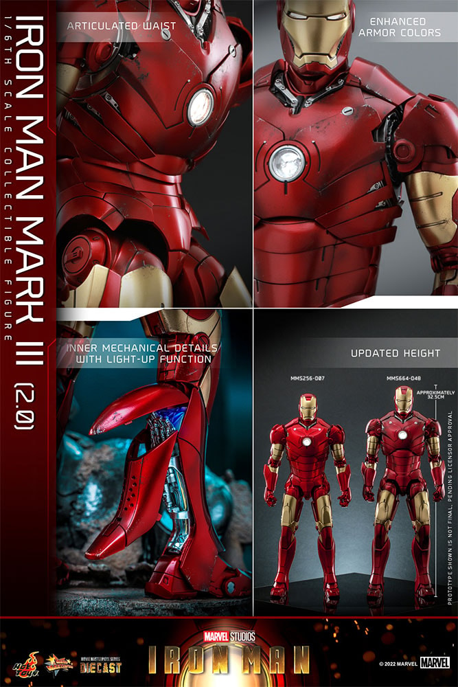 Iron Man Mark III (2.0) Collector Edition (Prototype Shown) View 20