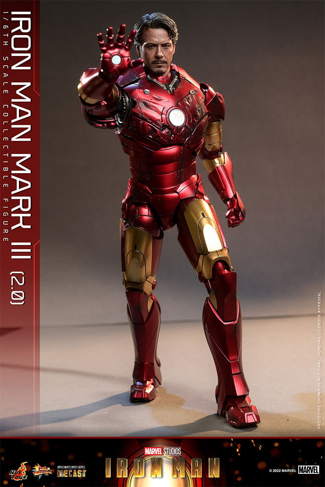 Iron Man Mark III (2.0) (Special Edition) Exclusive Edition (Prototype Shown) View 4