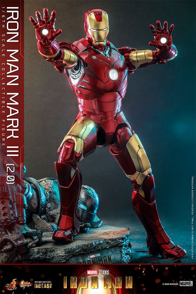 Iron Man Mark III (2.0) (Special Edition) Exclusive Edition (Prototype Shown) View 8