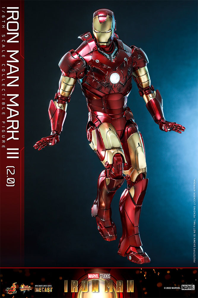 Iron Man Mark III (2.0) (Special Edition) Exclusive Edition (Prototype Shown) View 10