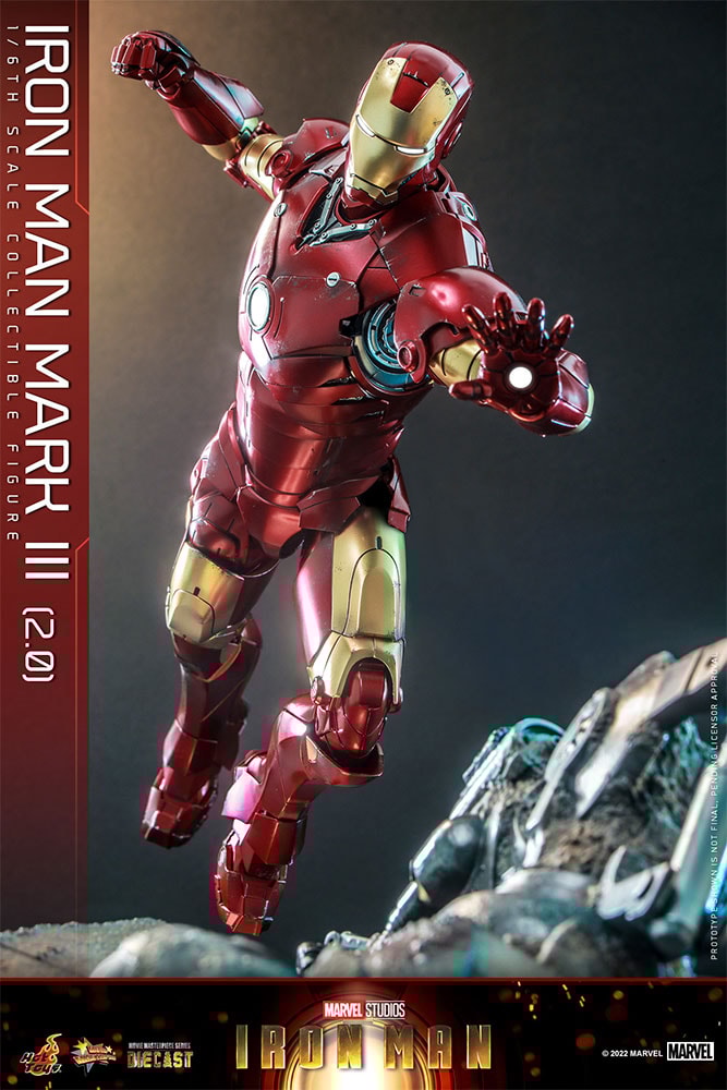 Iron Man Mark III (2.0) (Special Edition) Exclusive Edition (Prototype Shown) View 11