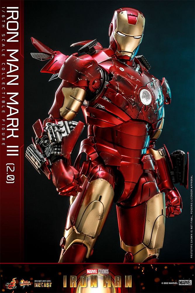 Iron Man Mark III (2.0) (Special Edition) Exclusive Edition (Prototype Shown) View 14