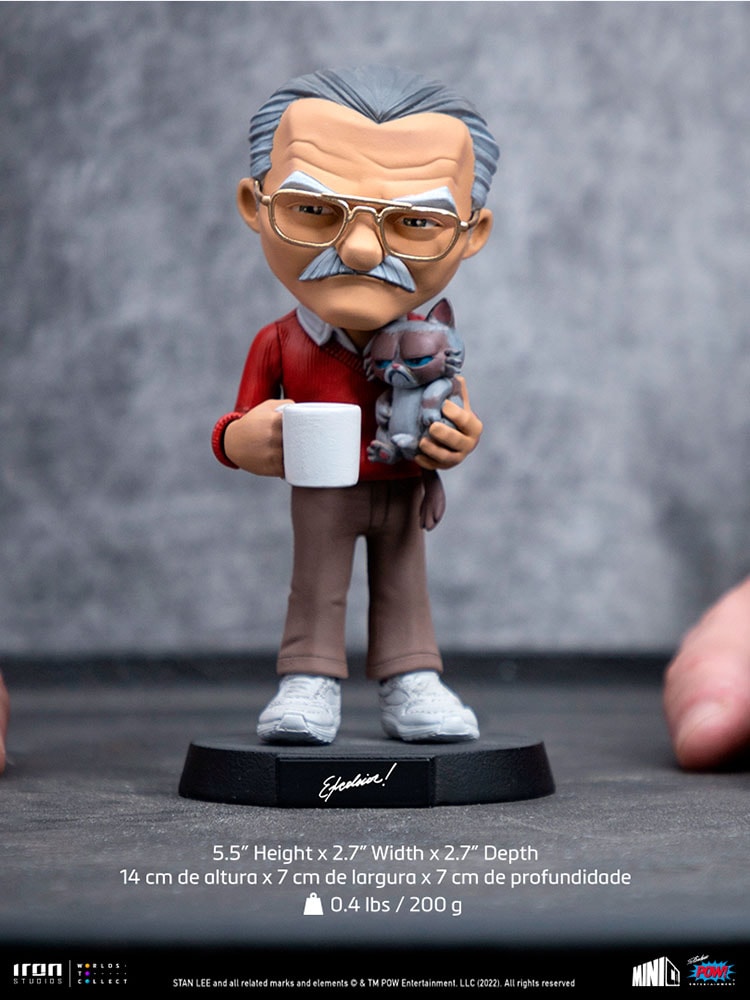 Stan Lee with Grumpy Cat Mini Co.