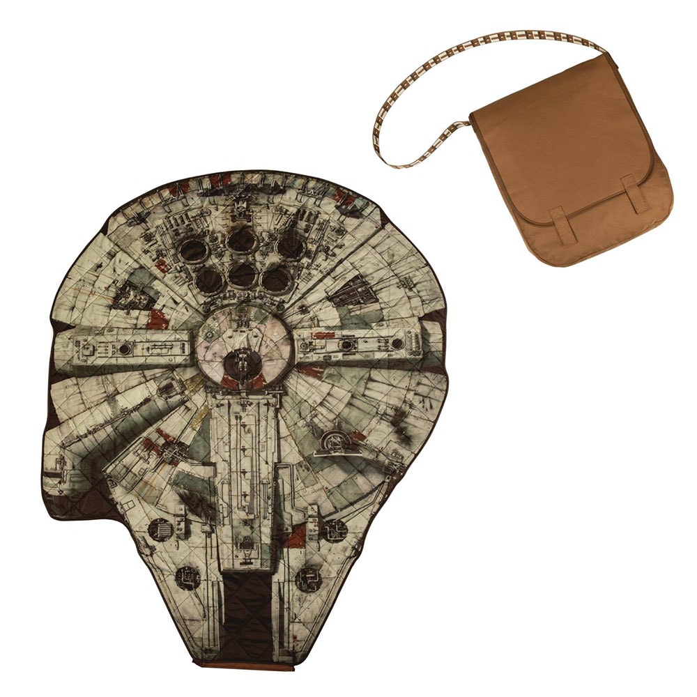 Millennium Falcon Blanket & Bag- Prototype Shown