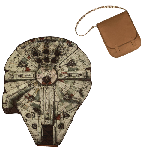 Millennium Falcon Blanket & Bag- Prototype Shown