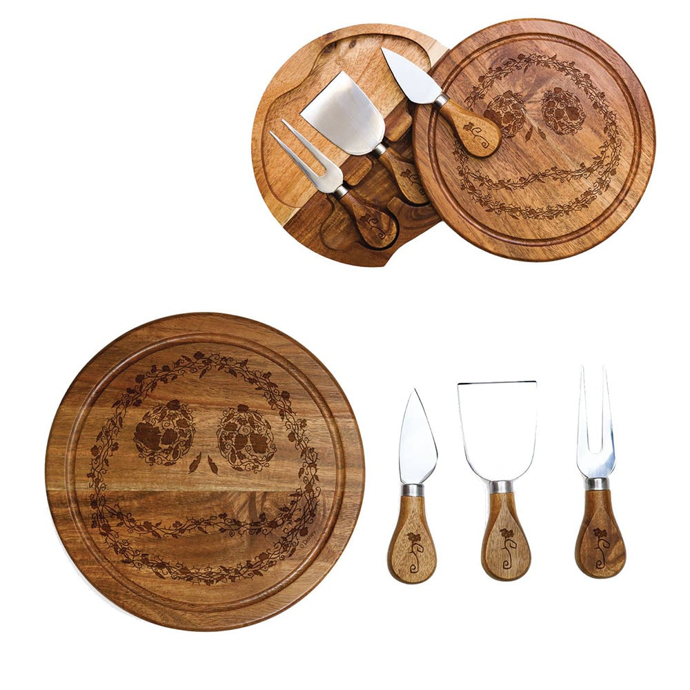 Jack Skellington Acacia Brie Cheese Cutting Board and Tool Set- Prototype Shown