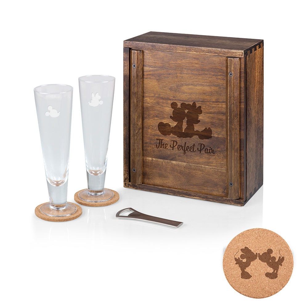Mickey and Minnie Beverage Glass Set- Prototype Shown