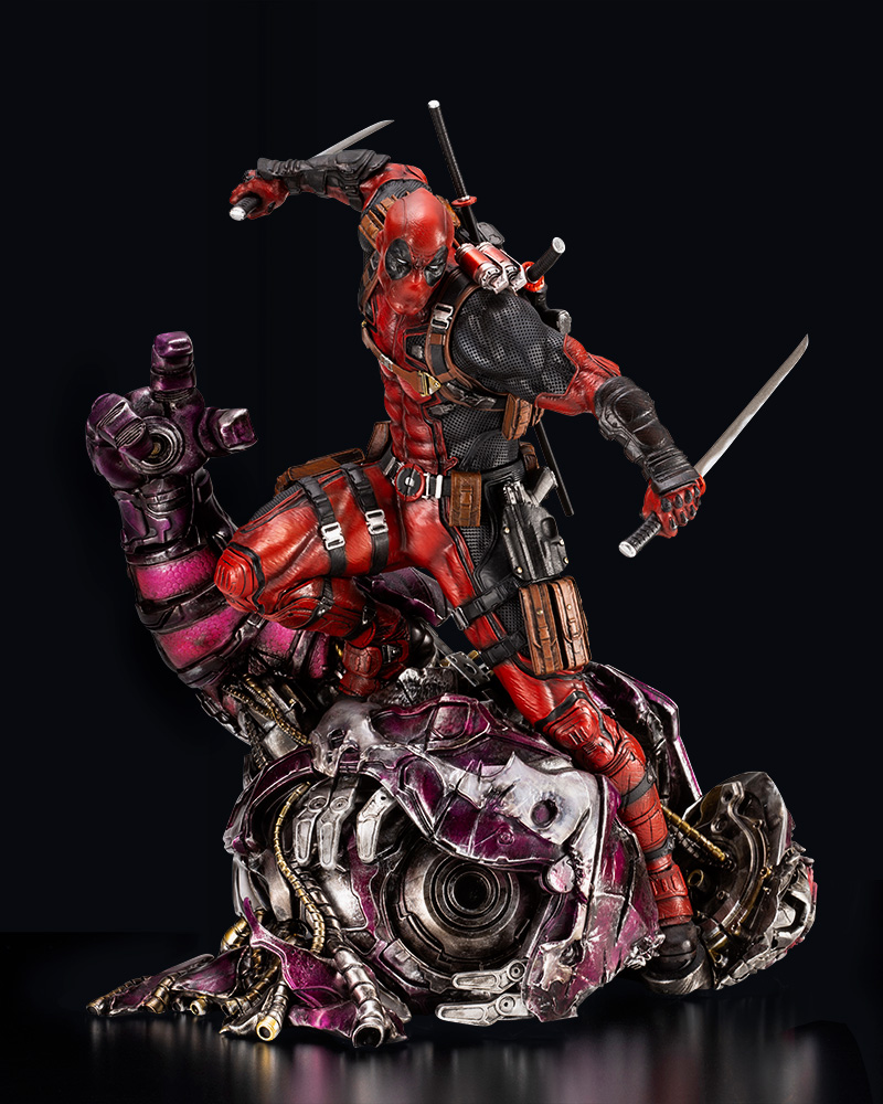 Marvel Deadpool Statues  (Prototype Shown) View 1