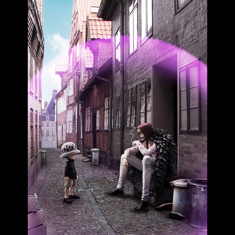 Portrait of Pirates Corazon & Law