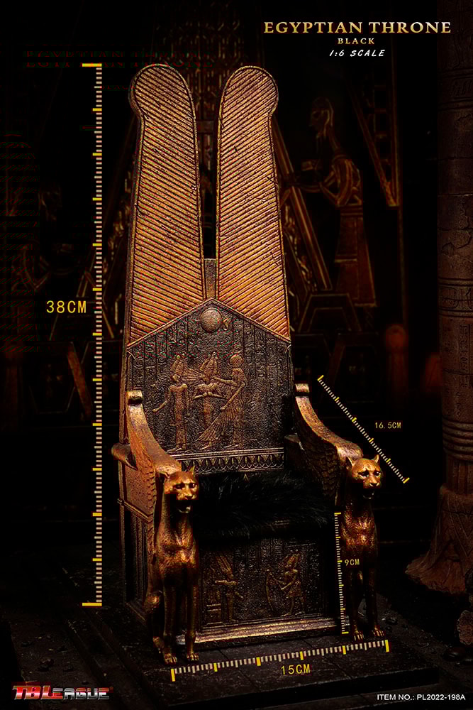 Egyptian Throne (Black)- Prototype Shown