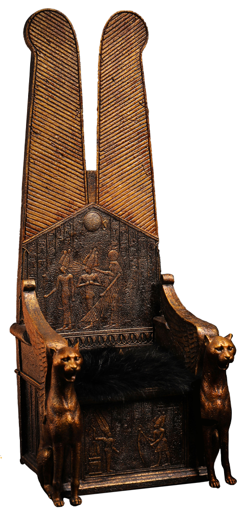 Egyptian Throne (Black)- Prototype Shown