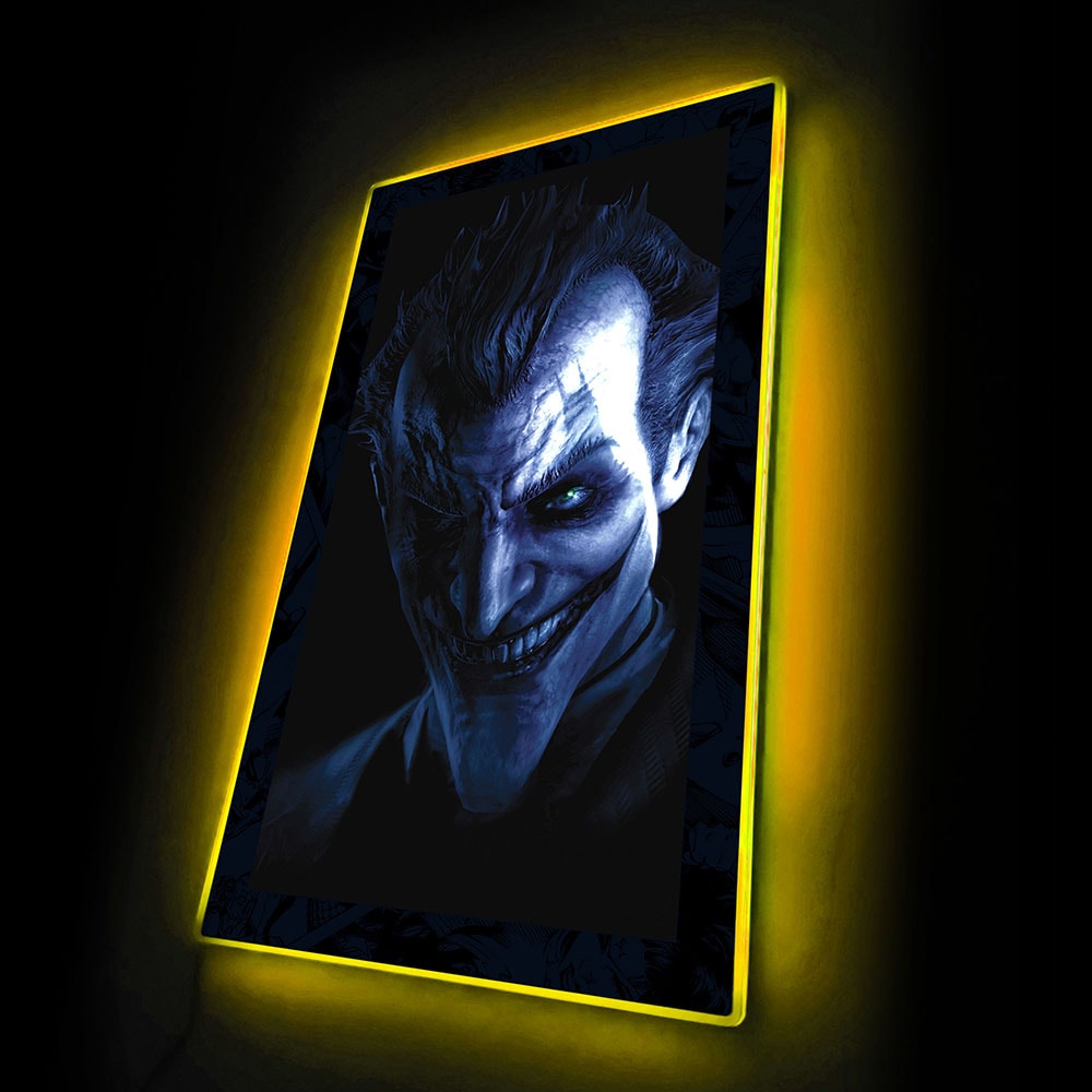 Batman Arkham Asylum Villain LED Mini-Poster Light- Prototype Shown