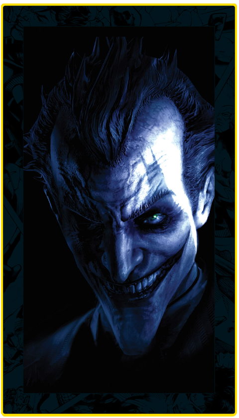 Batman Arkham Asylum Villain LED Mini-Poster Light- Prototype Shown