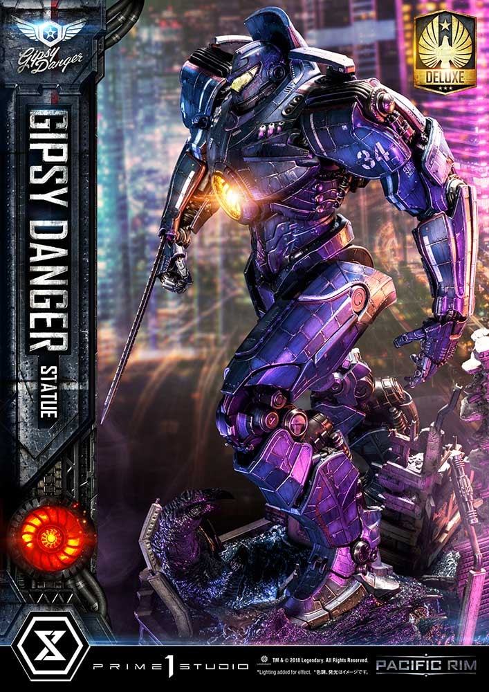 Pacific Rim Gipsy Danger (Deluxe Version) Statues  (Prototype Shown) View 3