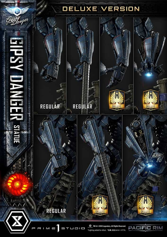 Pacific Rim Gipsy Danger (Deluxe Version) Statues  (Prototype Shown) View 12