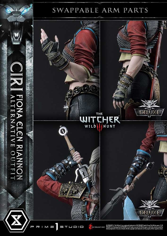The Witcher 3: Wild Hunt Cirilla Fiona Elen Riannon Alternative Outfit (Deluxe Version) Statues  (Prototype Shown) View 12