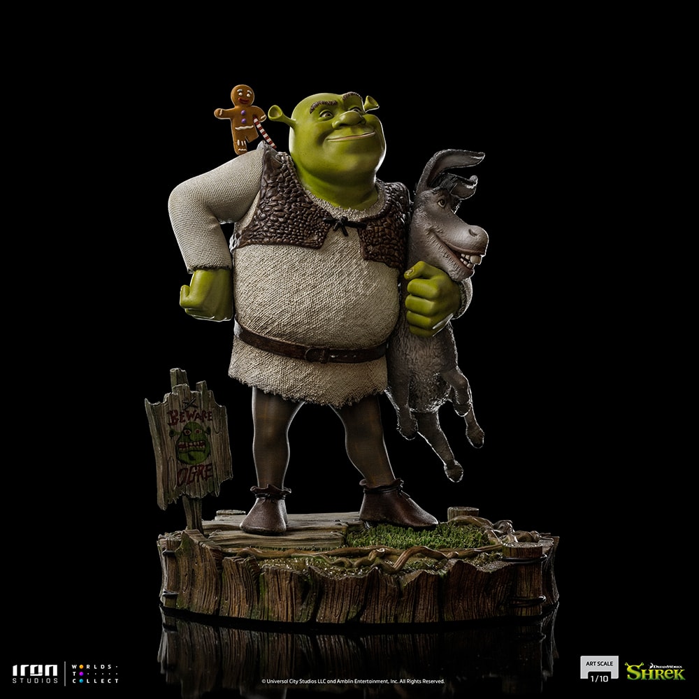 Shrek, Donkey and The Gingerbread Man- Prototype Shown