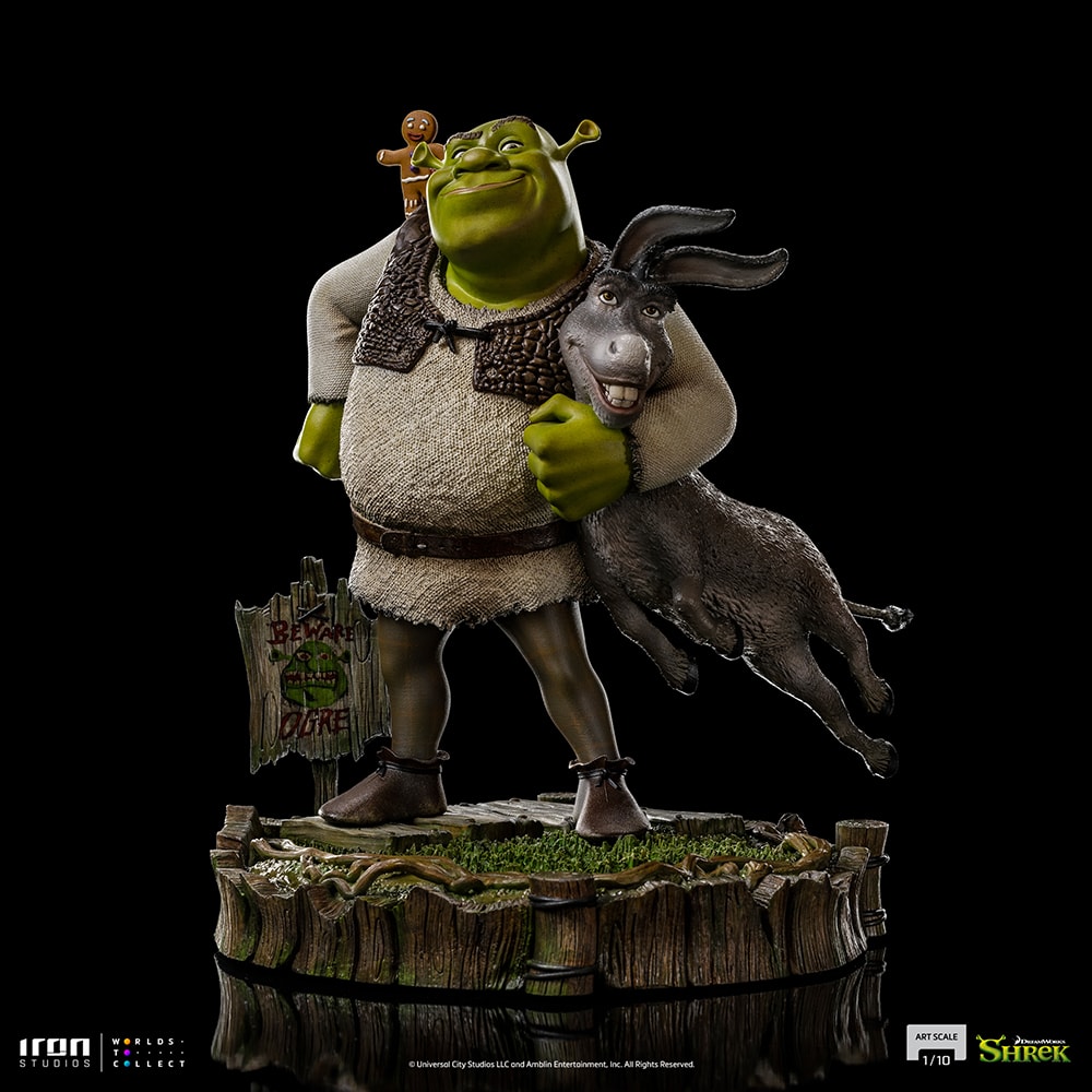 Shrek, Donkey and The Gingerbread Man