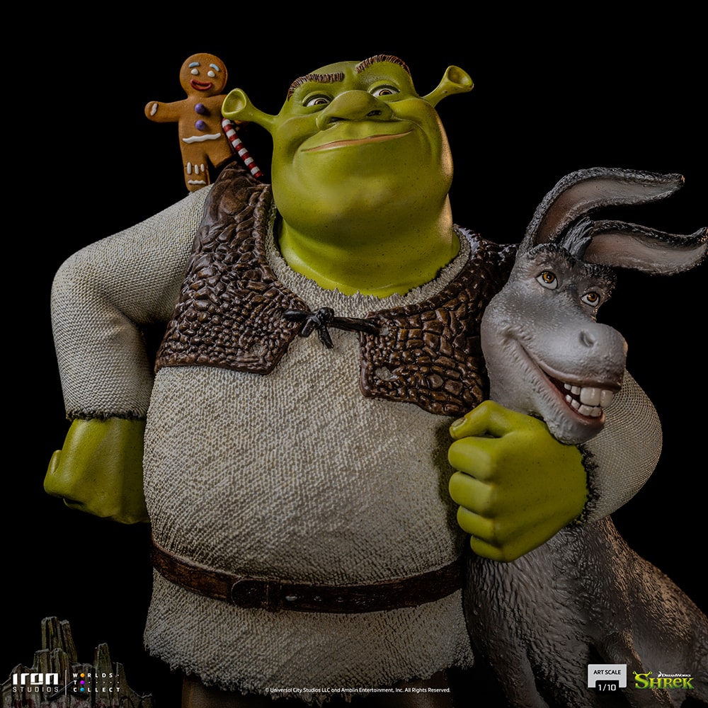 Shrek, Donkey and The Gingerbread Man