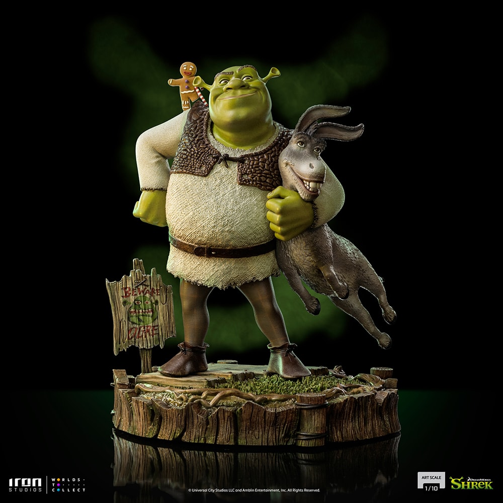 Shrek, Donkey and The Gingerbread Man
