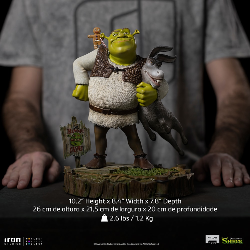 Shrek, Donkey and The Gingerbread Man