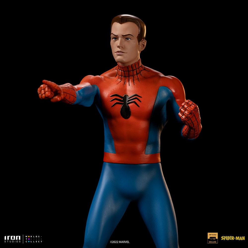 Marvel Spider-Man '60s Animated Series Deluxe 1:10 Scale Statue  Exclusive Edition (Prototype Shown) View 3