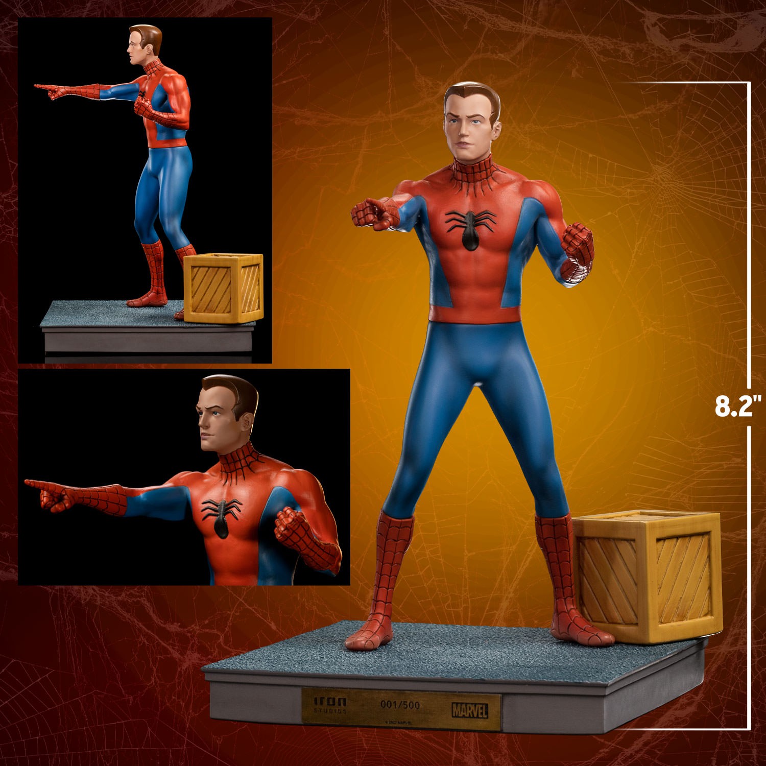 Spider-Man '60s Animated Series Deluxe Art Scale 1:10 Statue Spider-Man '60s Animated Series Deluxe Art Scale 1:10 Statue