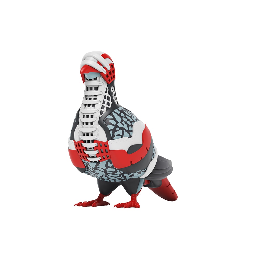 Pigeon in Flight (Prototype Shown) View 2