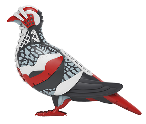 Pigeon in Flight (Prototype Shown) View 9