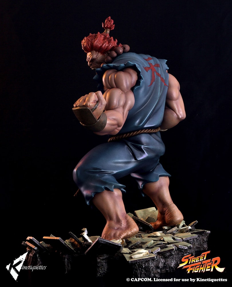 Akuma Raging Demon Diorama by Kinetiquettes