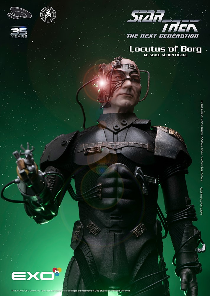 Locutus of Borg Sixth Scale Figure by EXO 6 Sideshow Collectibles