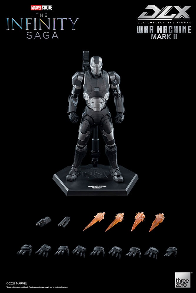 Marvel DLX War Machine Mark 2 Collectible Figure  (Prototype Shown) View 17