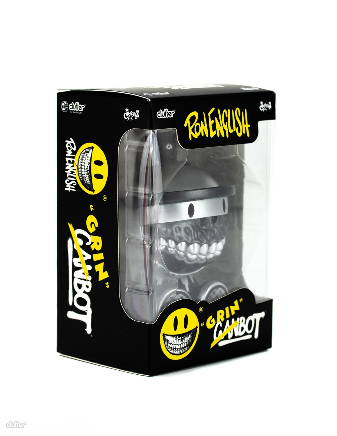 Clutter Studios Grinbot Metallic Collectible Figure  (Prototype Shown) View 6