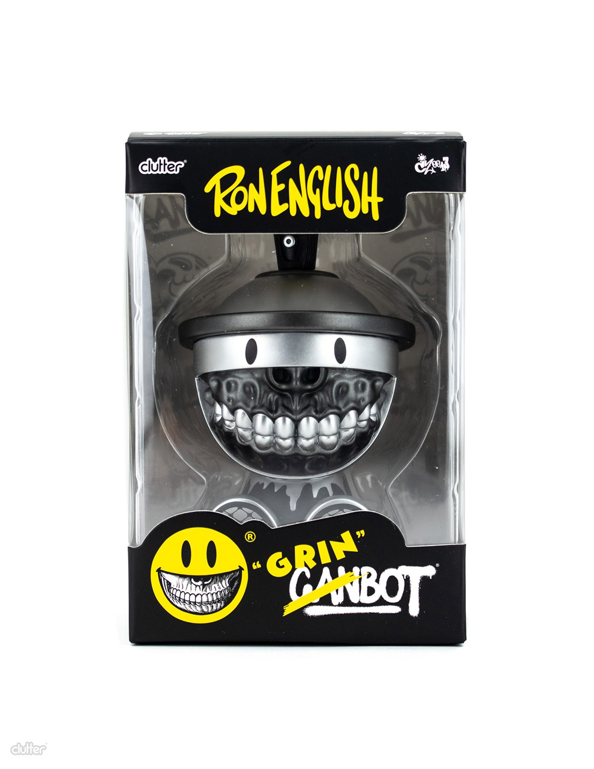 Clutter Studios Grinbot Metallic Collectible Figure  (Prototype Shown) View 9