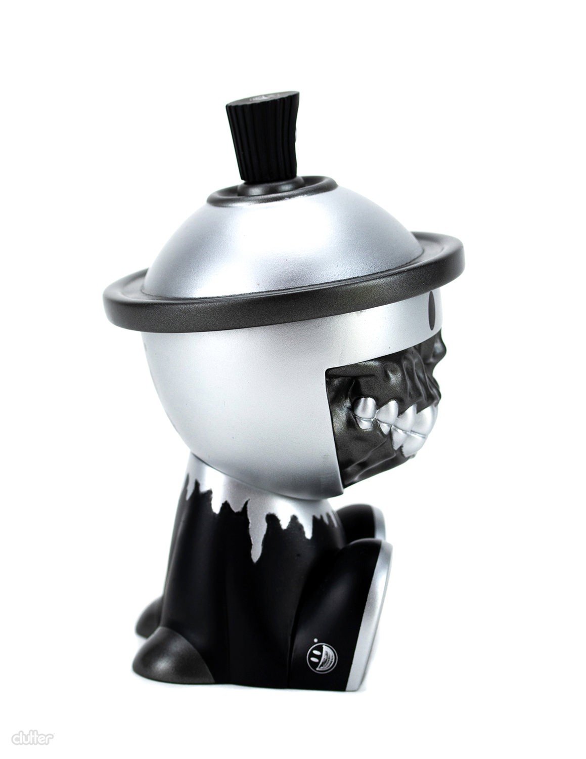 Clutter Studios Grinbot Metallic Collectible Figure  (Prototype Shown) View 14