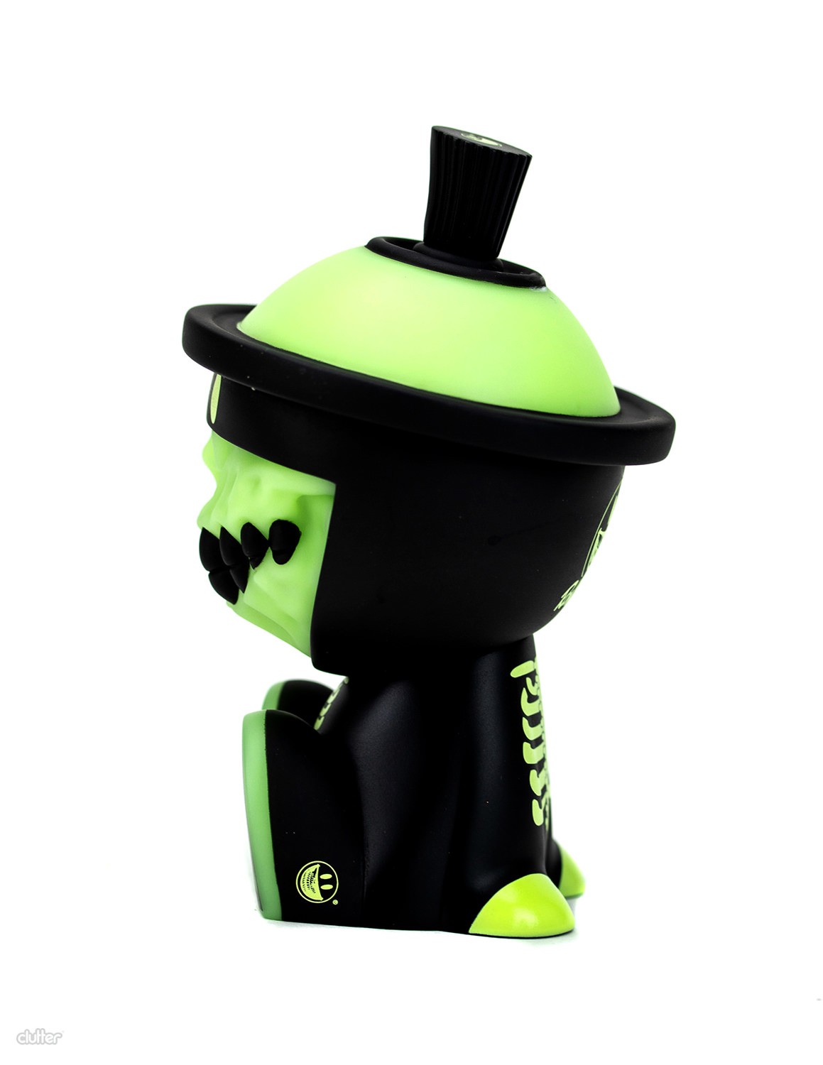 Clutter Studios Grinbot GID Collectible Figure  (Prototype Shown) View 12