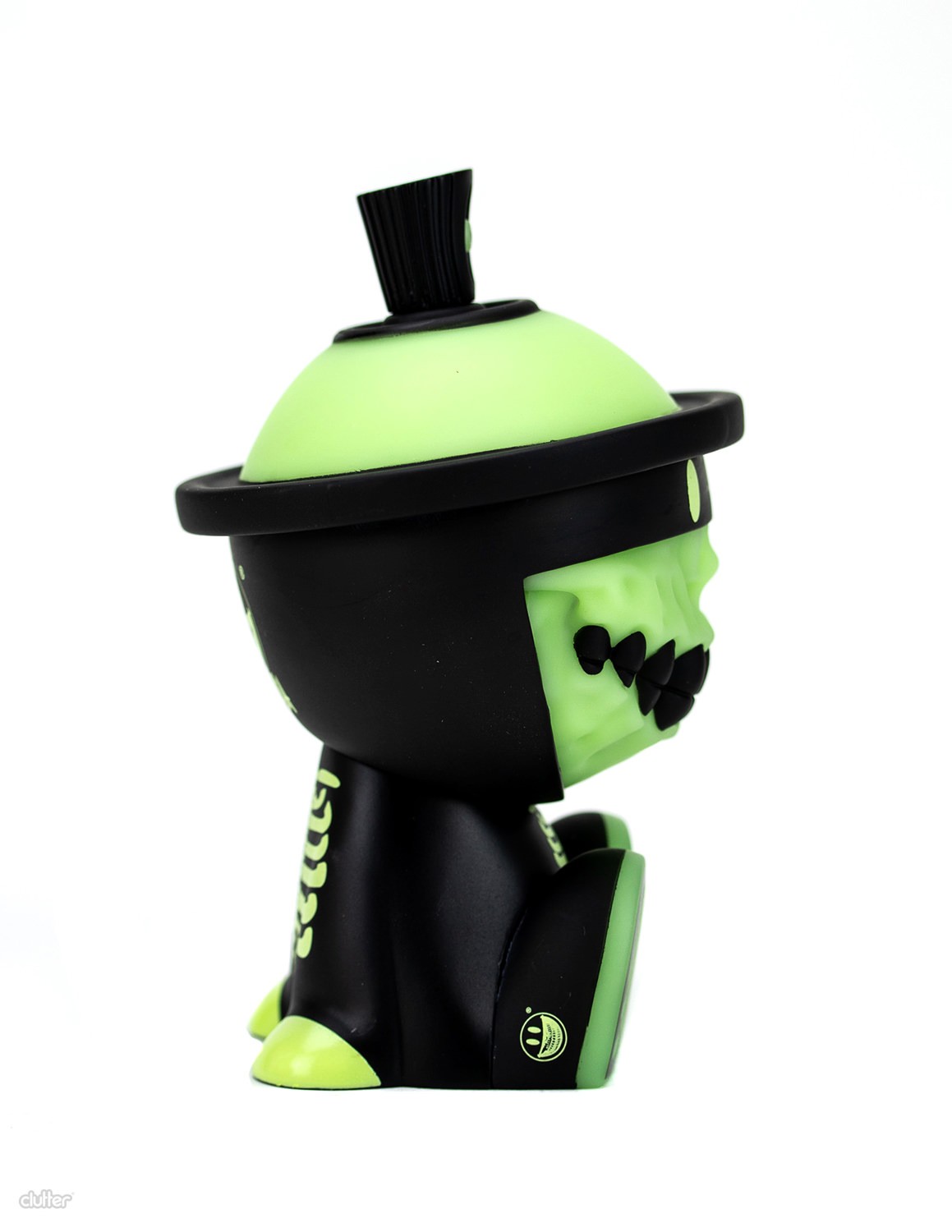 Clutter Studios Grinbot GID Collectible Figure  (Prototype Shown) View 14