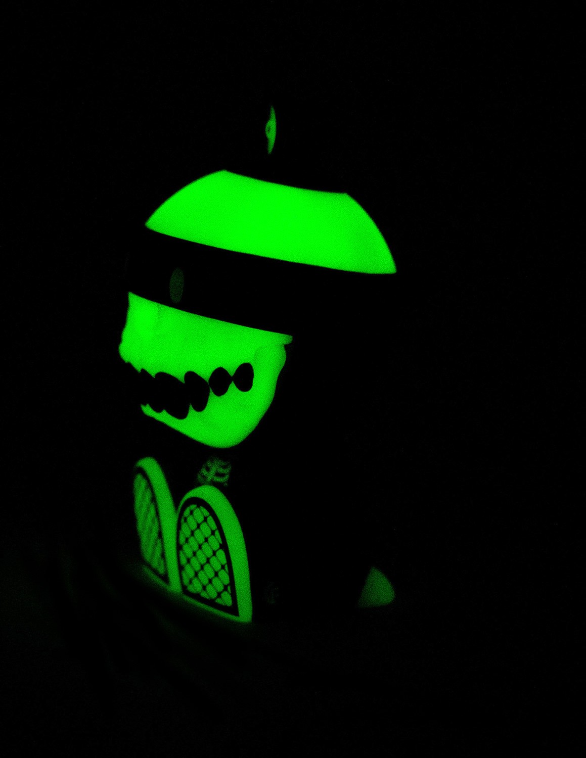 Clutter Studios Grinbot GID Collectible Figure  (Prototype Shown) View 18