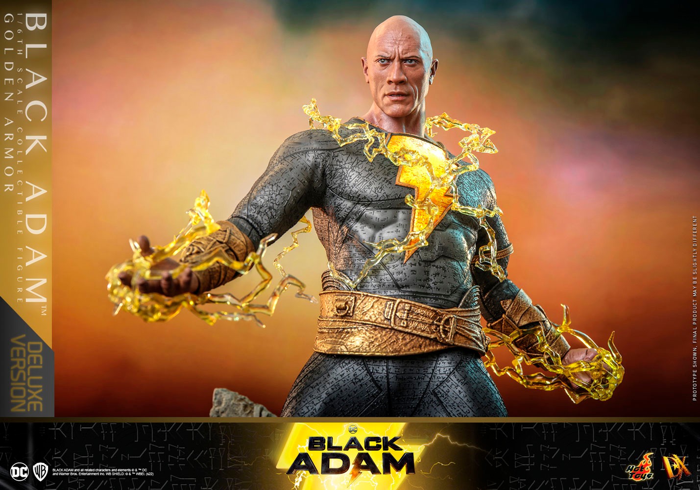 Black Adam (Golden Armor) (Deluxe Version) (Prototype Shown) View 8