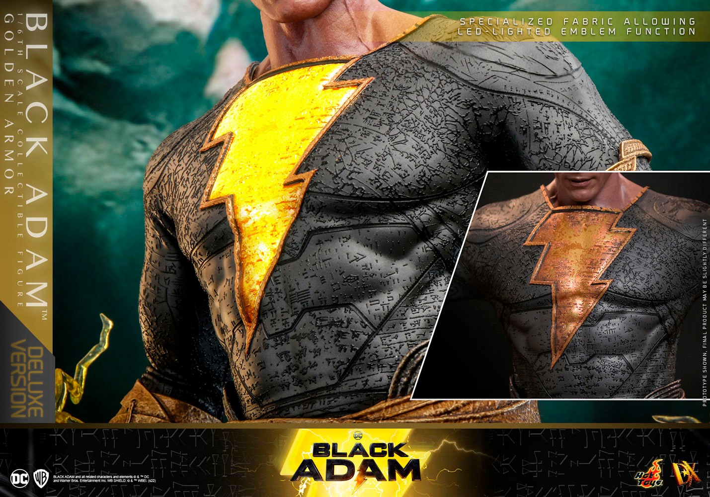 Black Adam (Golden Armor) (Deluxe Version) (Prototype Shown) View 3