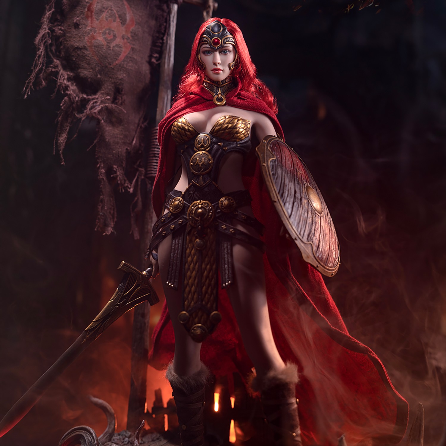 TBLeague 1/6 Celtic Bravery Wildheart Silver Female Figure